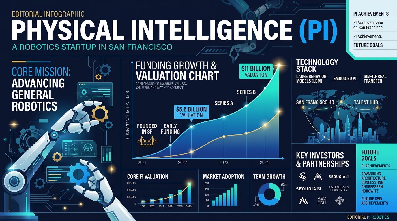 Physical Intelligence startup robotique San Francisco valorisation 11 milliards