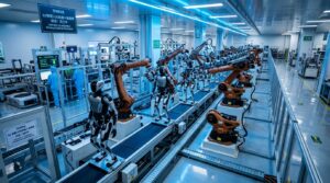 Usine de fabrication de robots humanoïdes en Chine, Jensen Huang Nvidia GTC 2026