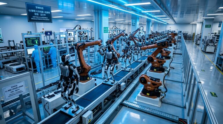 Usine de fabrication de robots humanoïdes en Chine, Jensen Huang Nvidia GTC 2026