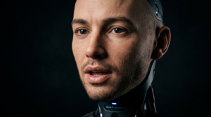 AheadForm Origin F1 : robot androide a visage hyperrealiste avec IA multimodale
