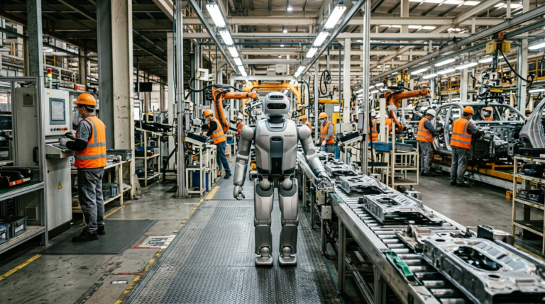UBTECH Walker S en usine : comment l’IA combinée forme un robot à des tâches qu’il n’a jamais vues