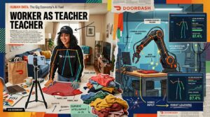 DoorDash livreurs entraînent des robots IA avec application Tasks données physiques