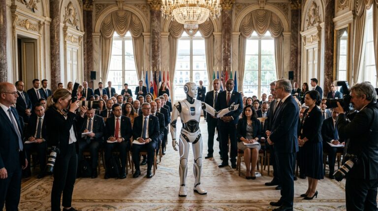 Figure 03 à la Maison Blanche : Melania Trump présente le premier robot humanoïde invité d&rsquo;État