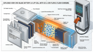 BYD Blade Battery 2.0 coupe isometrique technique