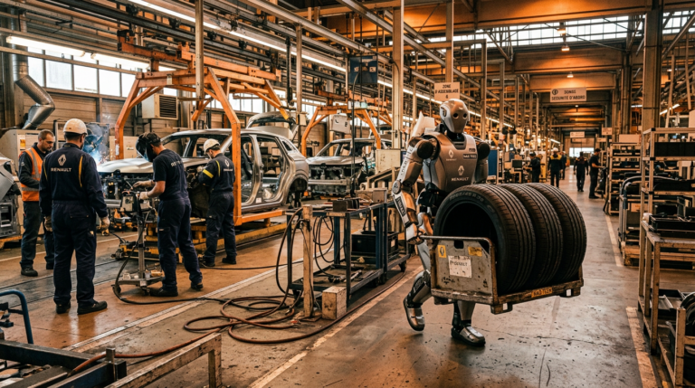 Wandercraft déploie son robot humanoïde Calvin-40 chez Renault : 40 kg de charge, 350 unités prévues en 18 mois