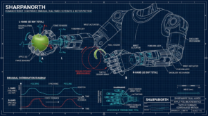 SharpaNorth humanoide 63 DoF mains SharpaWave blueprint technique