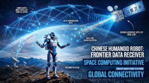 Illustration du systeme de controle spatial de robots humanoïdes par GuoXing Aerospace et Shanghai Jiao Tong University