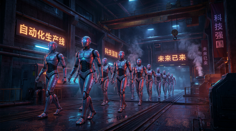 Robots humanoïdes chinois - avance technologique