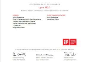 Robot DEEP Robotics Lynx M20 tout-terrain hybride roues et pattes