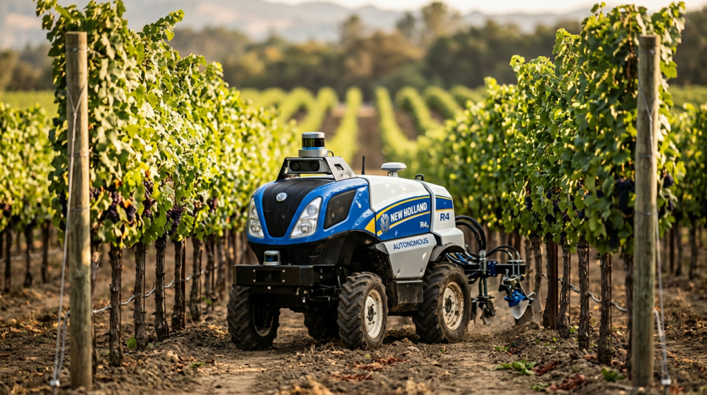 New Holland R4 robot agricole autonome vignoble