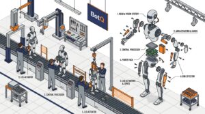 Robot humanoide Figure 03 chaine production BotQ