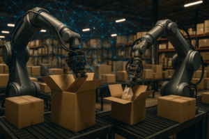 Illustration robot IA physique Generalist AI GEN-1