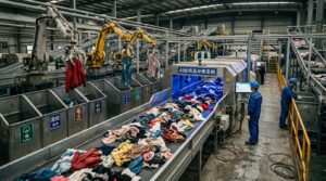 Robot IA Fastsort-Textile tri vetements usines Chine