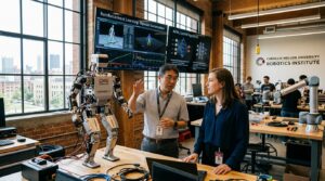 Laboratoire recherche Fujitsu Carnegie Mellon IA physique Pittsburgh