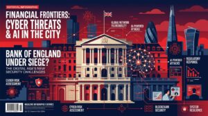 Illustration des risques cyber poses par Claude Mythos selon les regulateurs britanniques