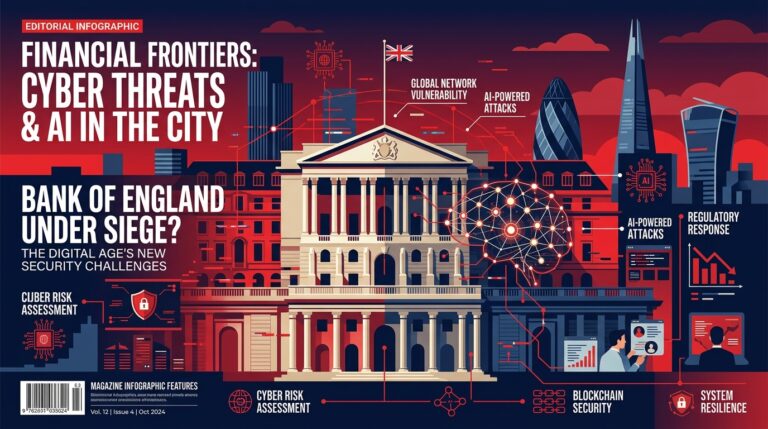 Illustration des risques cyber poses par Claude Mythos selon les regulateurs britanniques