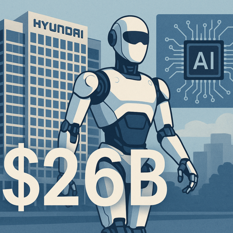 Hyundai 26 milliards investissement USA avec robot Atlas et puces IA DEEPX