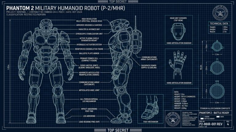 Humanoide Phantom 2 Foundation Industries contrat Pentagone