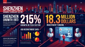 Chine guerre des talents robotique humanoide - infographie offres emploi UBTECH Shenzhen