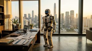 Robot humanoide UBTech Walker S et recrutement IA