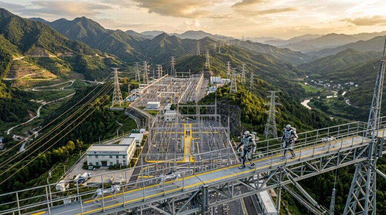 La Chine commande 8 500 robots à 1 milliard de dollars pour entretenir son réseau électrique haute tension
