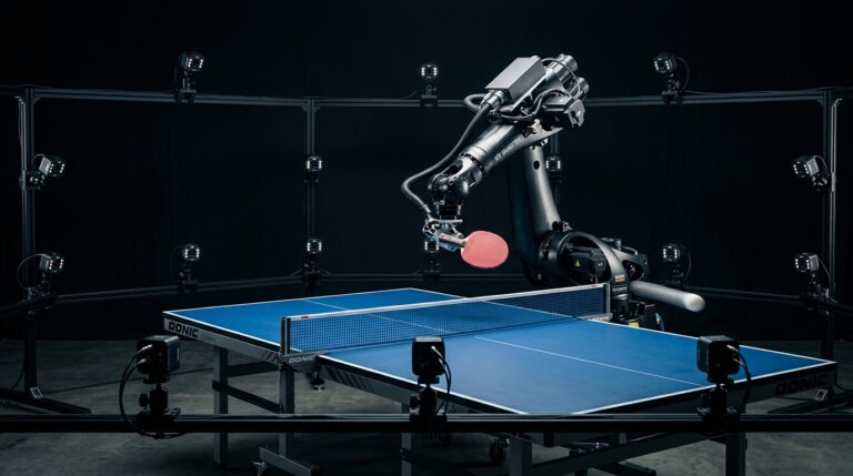 Ace robot Sony bras articule ping pong tennis de table Nature