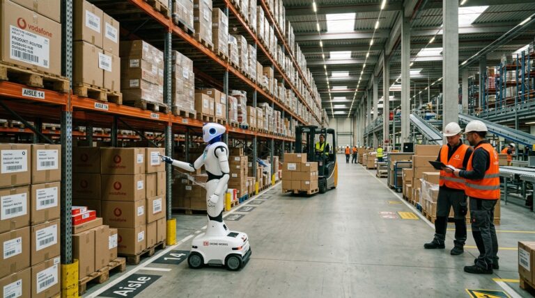 Accenture, Vodafone et SAP lancent des robots humanoïdes dans un entrepôt réel à Duisbourg