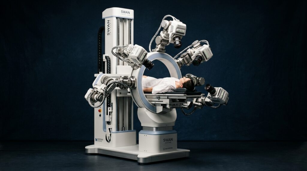 Robot Swan SquareMind imagerie dermatologique