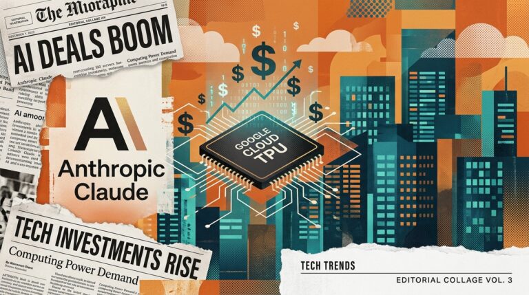 Anthropic engage 200 milliards de dollars sur cinq ans avec Google Cloud, pour faire tourner Claude sur les TPU