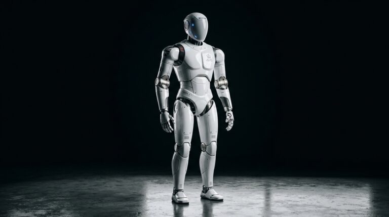 Illustration du robot humanoide HMND de la societe britannique Humanoid