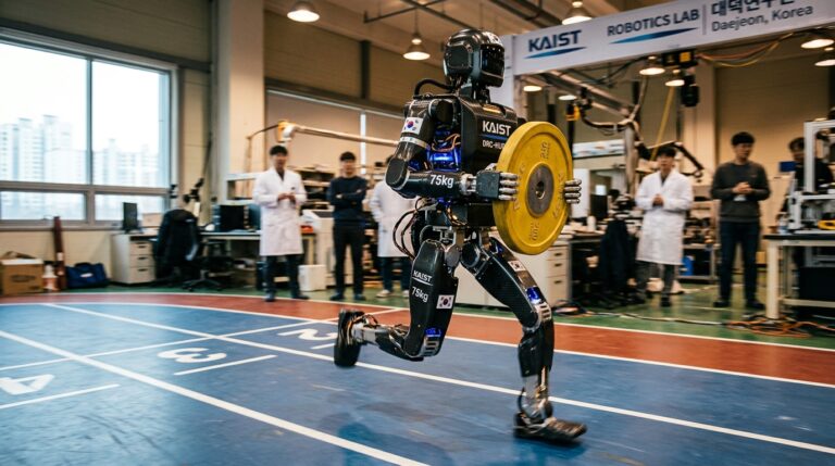 KAIST sort un humanoïde de 75 kg qui court à 13 km/h chargé de 20 kg, et hisse la Corée du Sud face à Boston Dynamics et Unitree
