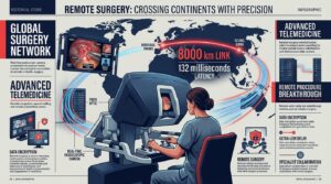 Console de téléchirurgie reliant Bordeaux à Pékin pour une opération du rein avec 132 ms de latence