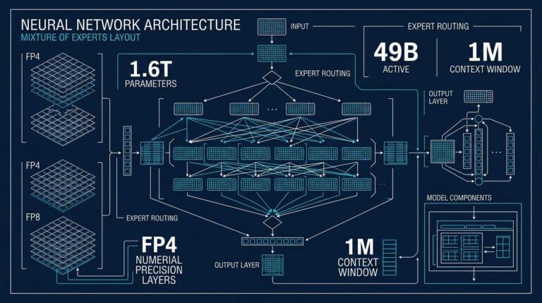 DeepSeek V4 ouvre ses 1,6 trillion de paramètres en FP4 et fait baisser le coût d&rsquo;inférence des agents IA de 17 fois