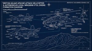 Project NYX drone autonome Anduril UK helicoptere AH-64E Apache armee britannique