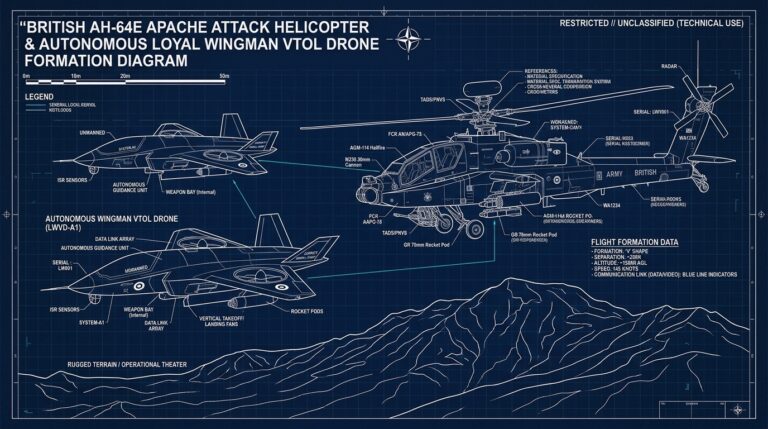 Project NYX drone autonome Anduril UK helicoptere AH-64E Apache armee britannique
