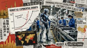 Agibot humanoide A2 Shanghai inflexion industrielle robotique