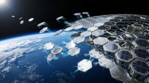 Tuiles spatiales auto-assemblables Rendezvous Robotics en orbite