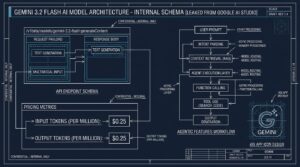 Blueprint technique de Gemini 3.2 Flash leaké dans Google AI Studio avant Google I/O 2026