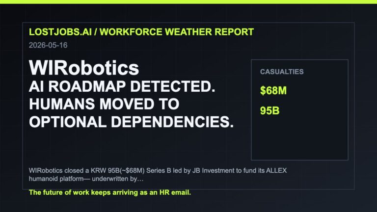 WIRobotics lève 63 millions de dollars pour pousser son humanoïde ALLEX face à Tesla, Figure et Unitree