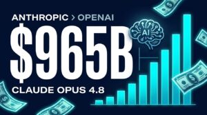 Anthropic Claude Opus 4.8 valorisation 965 milliards de dollars