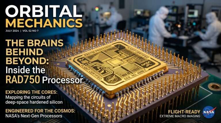 Illustration processeur radiation-hardened NASA JPL Microchip