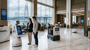 Pudu Robotics annonce le premier hôtel entièrement géré par des robots, sur une île chinoise