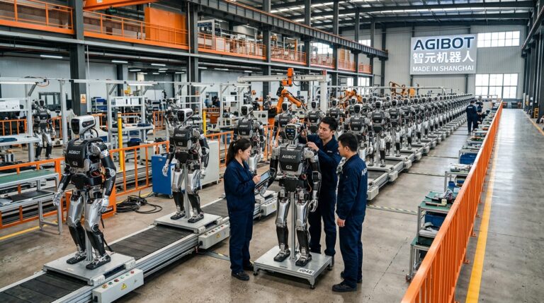 AgiBot fait sortir son 15 000e robot d’usine et accélère la production de masse de l’IA incarnée