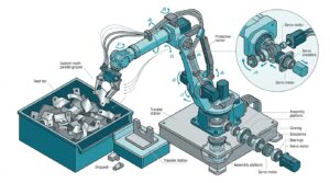Robot industriel Kawasaki RL030N huit axes