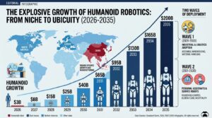 Barclays voit le marché des humanoïdes passer de 3 à 200 milliards de dollars d’ici 2035, SoftBank et Jupiter parient sur l’Asie
