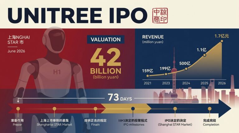 Infographie de l IPO Unitree Robotics sur le STAR Market de Shanghai