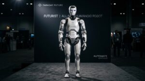 Faraday Future dévoile un humanoïde à 89 900 dollars et un bras mobile industriel à Automate Chicago