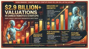 Infographie sur les licornes robotiques chinoises AI2 Robotics et X Square Robot