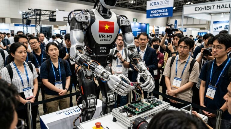 Humanoide VR-H3 VinRobotics presente a ICRA 2026