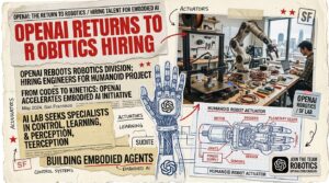 Illustration OpenAI relance sa division robotique a San Francisco